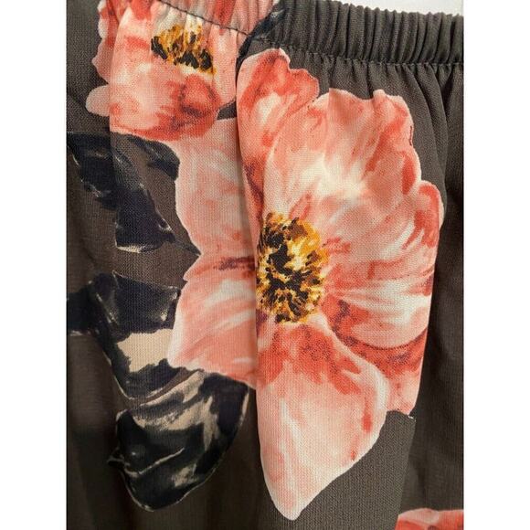 Hyped Unicorn -Made USA Floral sexy off shoulder floral top women's size small - Picture 2 of 6